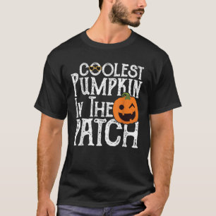 Coolest Pumpkin In The Patch Men Girls Kids Boys H T-Shirt