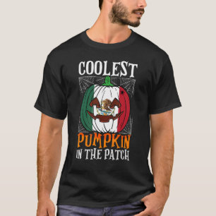 Coolest Pumpkin In The Patch Mexican Flag Jack Ou2 T-Shirt