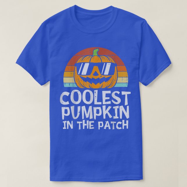 Coolest Pumpkin In The Patch Toddler Boys Hallowee T-Shirt (Design Front)