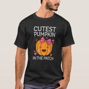 Coolest Pumpkin In The Patch Toddler Girls Hallowe T-Shirt