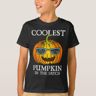 Coolest Pumpkin In The Patch Toddler Kids Boys Hal T-Shirt