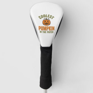 Coolest Pumpkin in the Patch Vintage Halloween Des Golf Head Cover