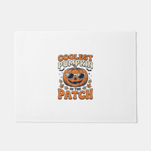 Coolest Pumpkin In The Patch Vintage Halloween Shi Doormat