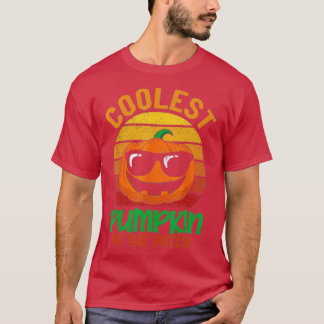 Coolest Pumpkin In The Patch Vintage Pumpkin Hallo T-Shirt