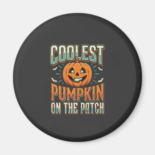 Coolest Pumpkin On The Patch Halloween Design_1 Magnet
