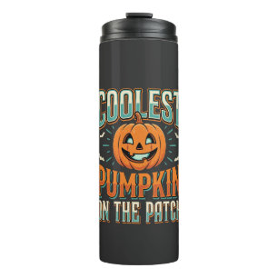 Coolest Pumpkin On The Patch Halloween Design_1 Thermal Tumbler