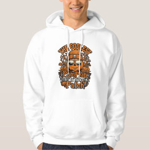 Coolest Pumpkin Patch Halloween Beanie Sunglasses Hoodie