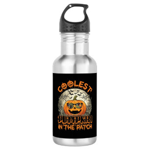 Coolest Pumpkin Patch Halloween Spooky Sunglasses_ 532 Ml Water Bottle