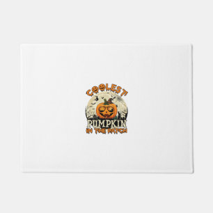 Coolest Pumpkin Patch Sunglasses Witch Hat Hallowe Doormat