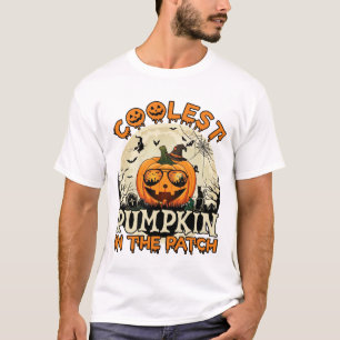 Coolest Pumpkin Patch Sunglasses Witch Hat Hallowe T-Shirt