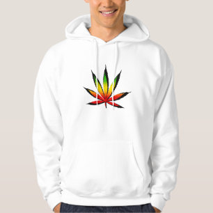 Coolest Reggae Jamaican Jamaica Rasta Leaf Custom Hoodie
