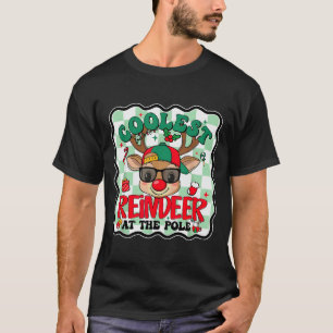 Coolest Reindeer At The Le Funny Christmas Matchin T-Shirt