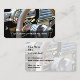 Coolest Retro Automotive Business Cards