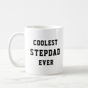 Coolest Stepdad Ever Typography Father's Day Gift  Coffee Mug