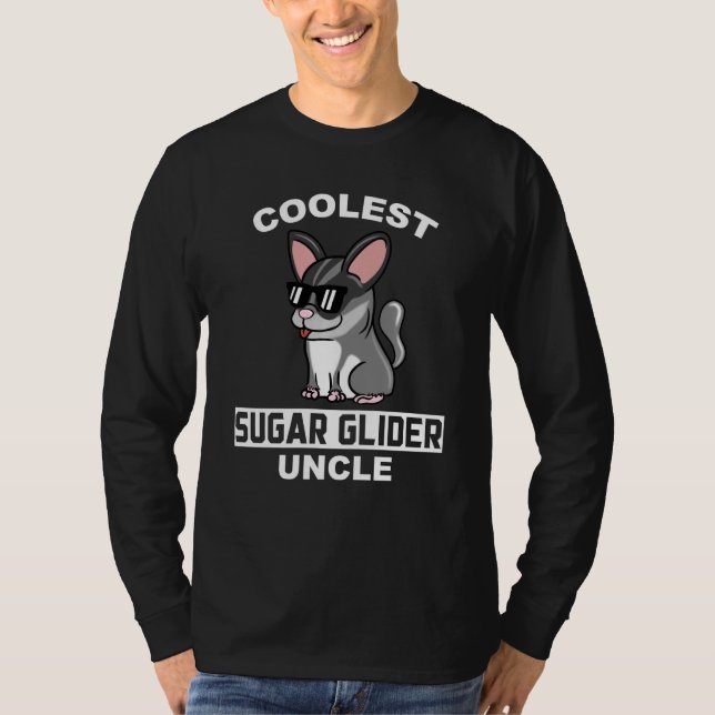 Coolest Sugar Glider Uncle Funny Pet T-Shirt (Front)