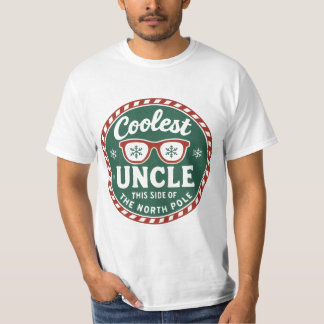Coolest Uncle This Side of the North Pole | Retro  T-Shirt