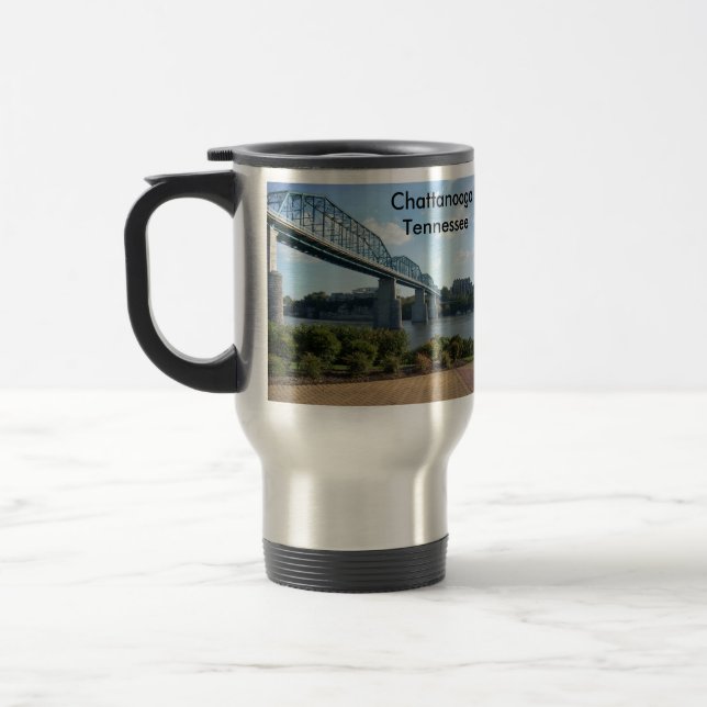 Coolidge Park Chattanooga Tn Travel Mug (Left)