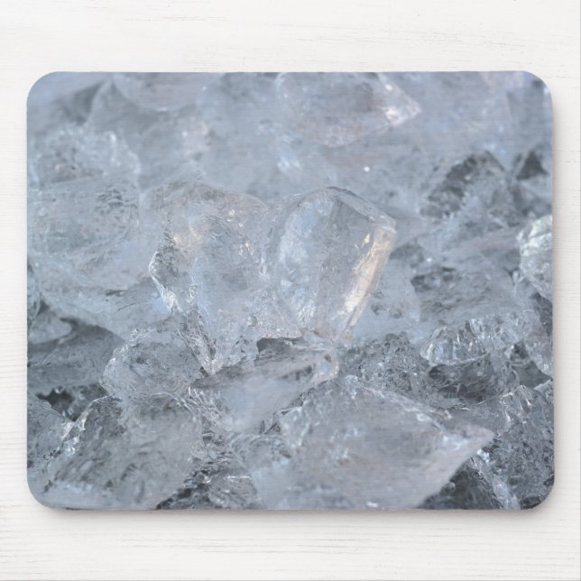 Cooling Ice Cube Texture Image Mouse Mat (Front)