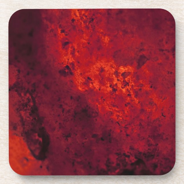 Cooling Red Hot Lava Coaster (Front)