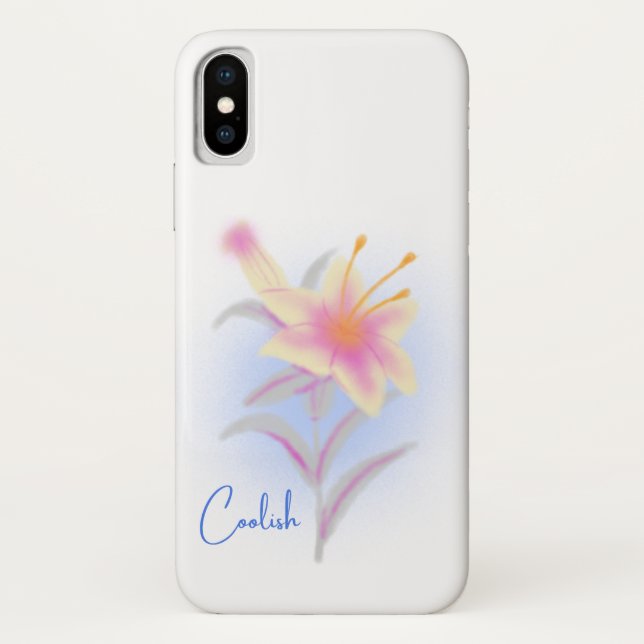 Coolish Lily Bloom Case-Mate iPhone Case (Back)