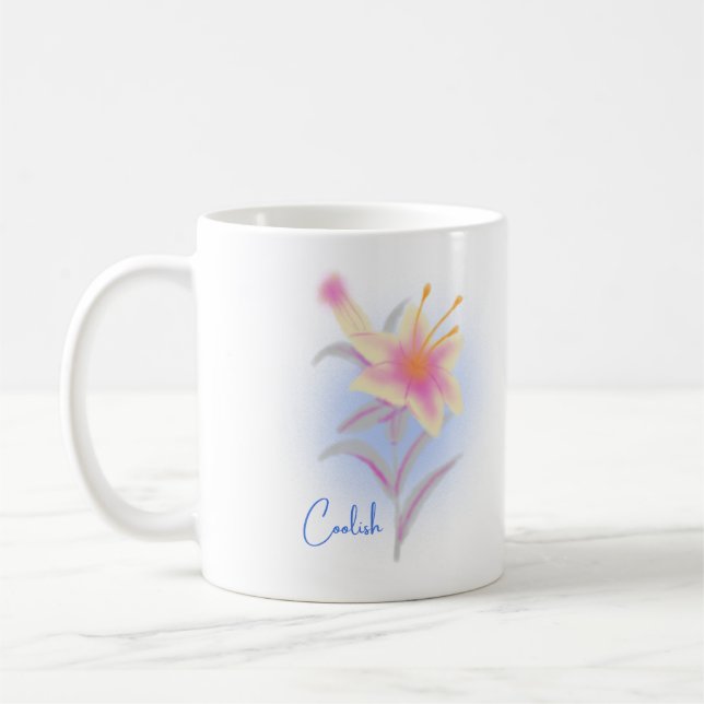 Coolish Lily Bloom mug (Left)