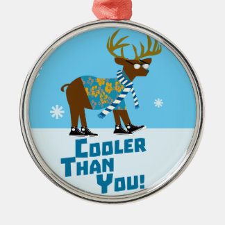Coolsville Reindeer Metal Tree Decoration