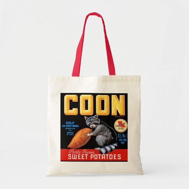 Coon Brand Sweet Potatoes Tote Bag (Front)