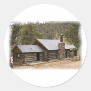 Coon Creek Cabin Classic Round Sticker