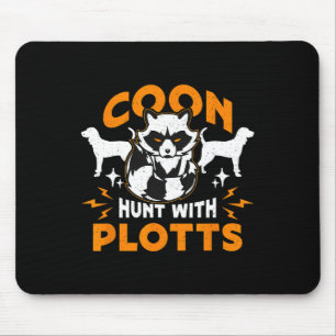 Coon Hunt With Plotts Hunting Coon Hunters Racoon Mouse Mat