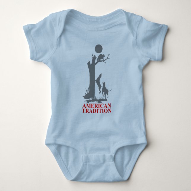 COON HUNTING BABY BODYSUIT (Front)