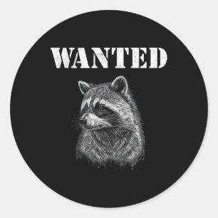 Coon Hunting Hunter Funny Quote  Classic Round Sticker