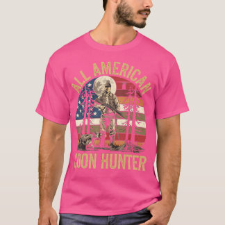 Coon Hunting Night Patriotic For Coon Hunters T-Shirt