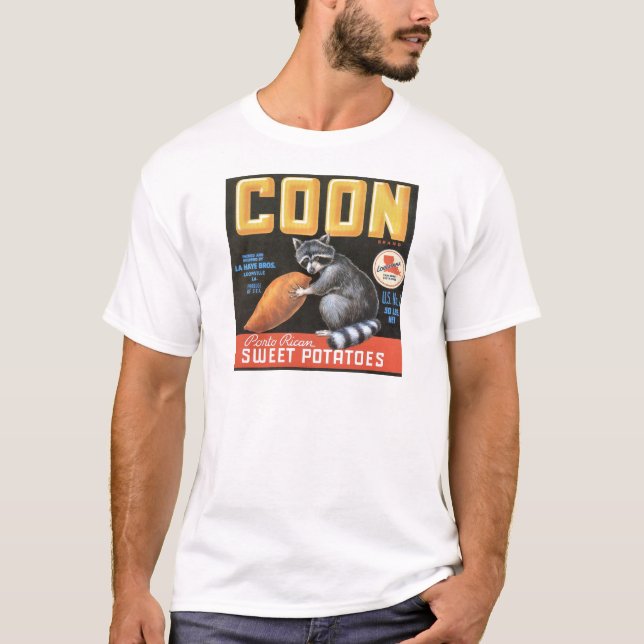 Coon "Porto Rican" Sweet Potatoes Louisiana T-Shirt (Front)