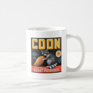 Coon "Porto Rican" Sweet Potatoes Vintage Label Coffee Mug