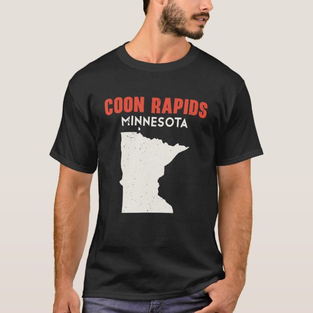 Coon Rapids Minnesota USA State America Travel Min T-Shirt (Front)