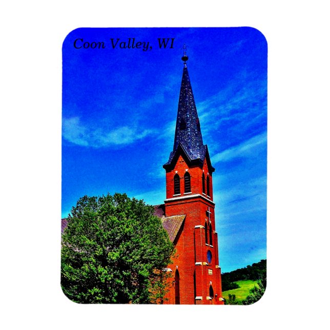Coon Valley, Wisconsin Magnet (Vertical)