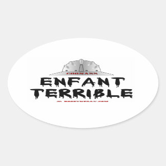 Coonass,Enfant Terrible,Roughneck,Oil,Gas,Rigs Oval Sticker
