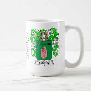 Cooney, the Origin, the Meaning and the Crest Coffee Mug