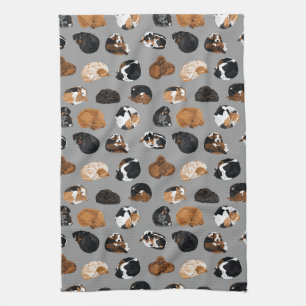 Coonhound Curl Tea Towel