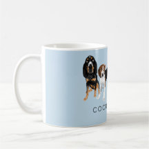 Coonhound Dad light blue
