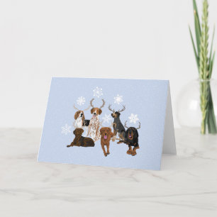 Coonhound Deer Card