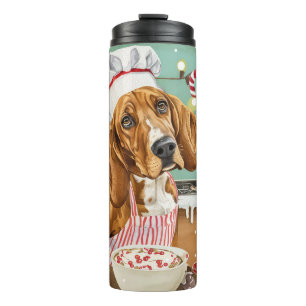 Coonhound Holiday Baking: Festive Christmas Thermal Tumbler