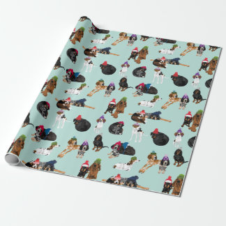 Coonhound in Hats 2020 Wrapping Paper