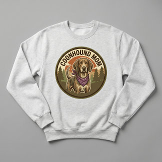 Coonhound Mum Crewneck Hound Dog Mum Gift For Her Sweatshirt