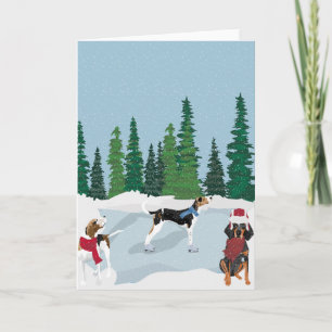 Coonhound Skating Card