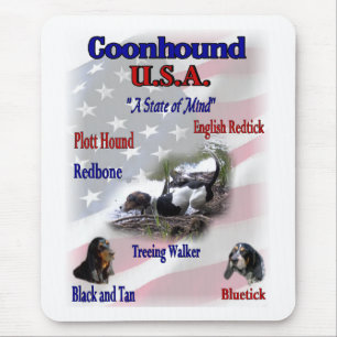 Coonhound USA Gifts Mouse Mat