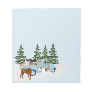 Coonhound Winter Notepad