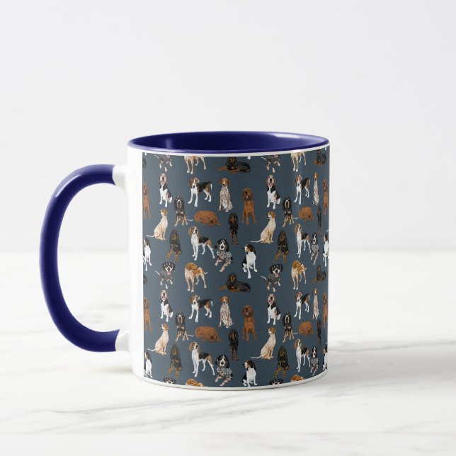 CoonhoundsBlue Mug (Left)
