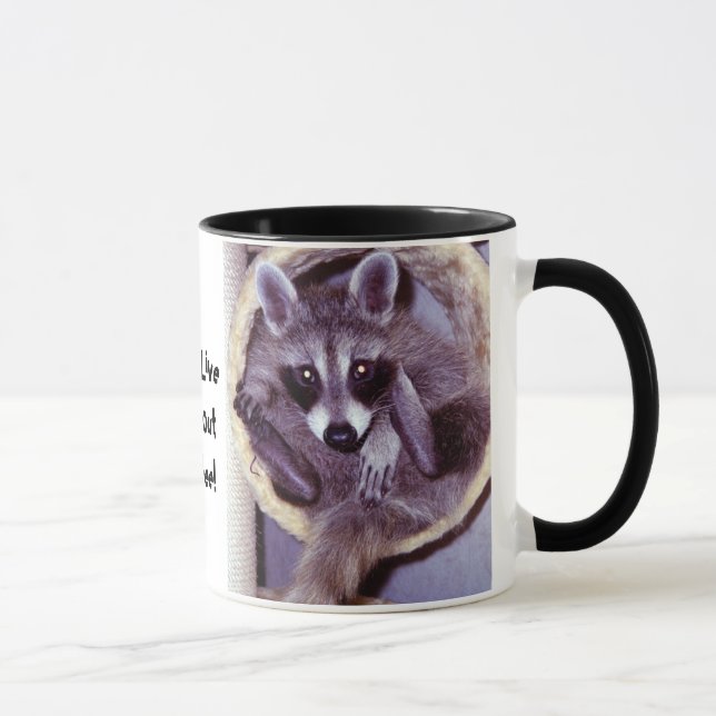 Coon'nt Live Without Coffee! Mug (Right)
