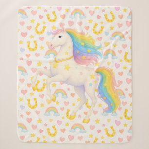 Cooper & Cody Best-Friend Horses Fleece Throw